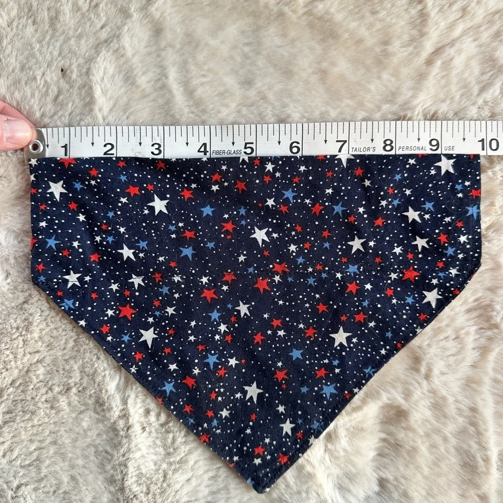 Starry Night Red White and Blue 🇺🇸 over the collar Dog Bandana